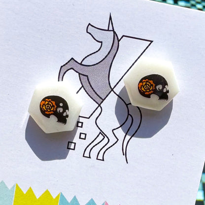 Halloween ~ studs | Handmade resin earrings