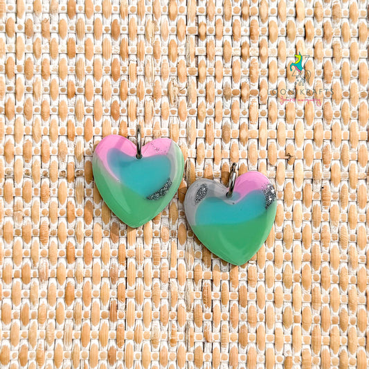 DRZ ~ Amorito | Colourful handmade resin earrings