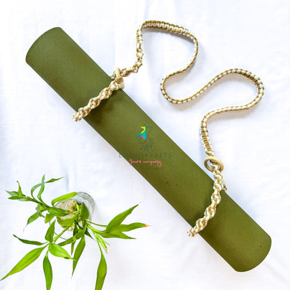 Macrame yoga mat strap | handmade boho-chic accessories