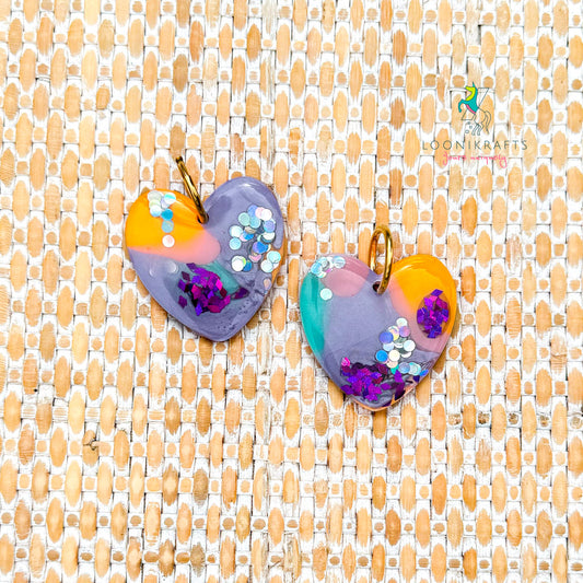 Ariel's Glow ~ Amorito | Mermaid handmade resin earrings